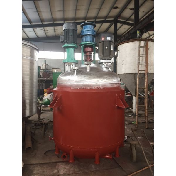 1000L PTFE Lined Electric Heating Jacket Reactor for Continuous Stirred Tank Reaction