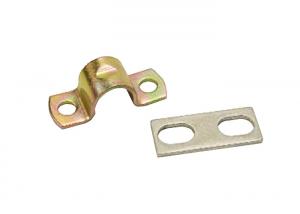 China Steel Cable End Fittings Metal Strap Clamp / Shims For Cable Installation on sale