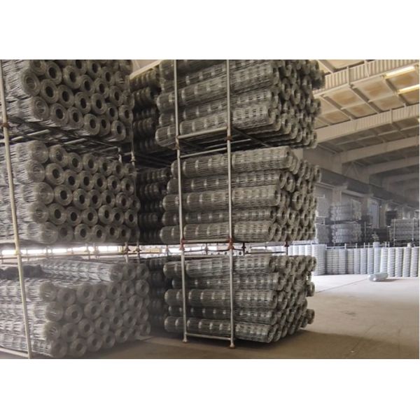 Square Hole Galvanized 100m Australia Farm Fixed Knot Field Fence For Livestock Farming