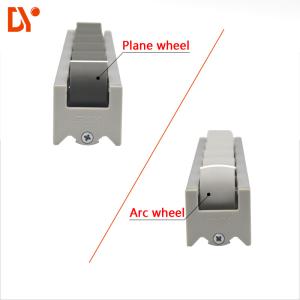 Buy cheap Durable Flat ABS / PP Roller Track System For Pipe Flow Rack 1140g/M Weight product