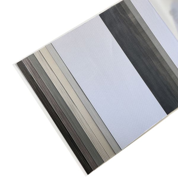 Double Layers Zebra Blinds Fabric Blackout Roller Motorized Remote APP WIFI Window Control