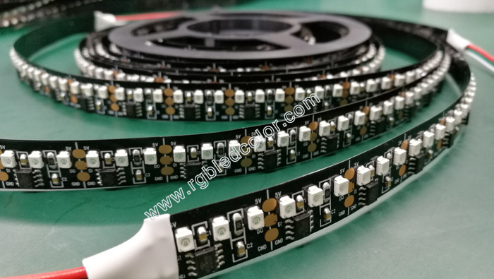 5v 3528 program control green single color led strip 144led