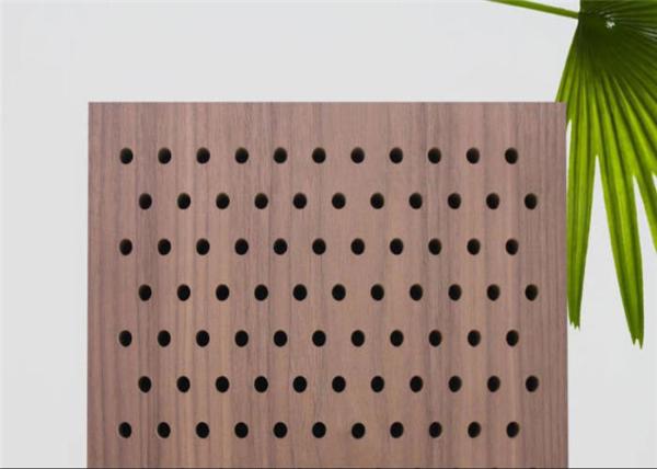 Quality Wood Grain 2mm Thick MDF Pegboard For Product Display for sale