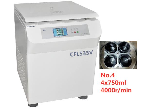 Quality 550mm Width LCD Panel High Performance Centrifuge 25 Programs Swing Out Rotor for sale