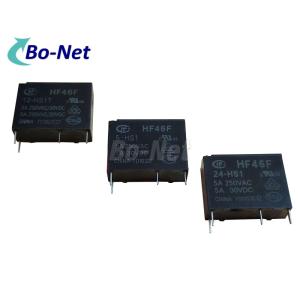 China Low Power 250VAC Miniature Power Relay 7A 10A Hongfa HF46F-G-024-HS1 on sale