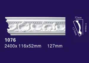 China Decorative Interior Polyurethane Crown Molding With Customized Color on sale