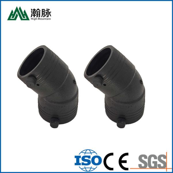 Quality HDPE Black Electrofusion Pipe Fittings For Steel Wire Mesh Skeleton Pipe for sale