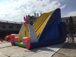 Tarpaulin Inflatable Bouncer Rabbit Jumping Castle Bounce House With Slide