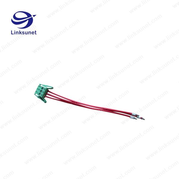 Quality 5.08mm 2 - 24P green Soldering Terminal Block Connector Custom wiring harness for sale