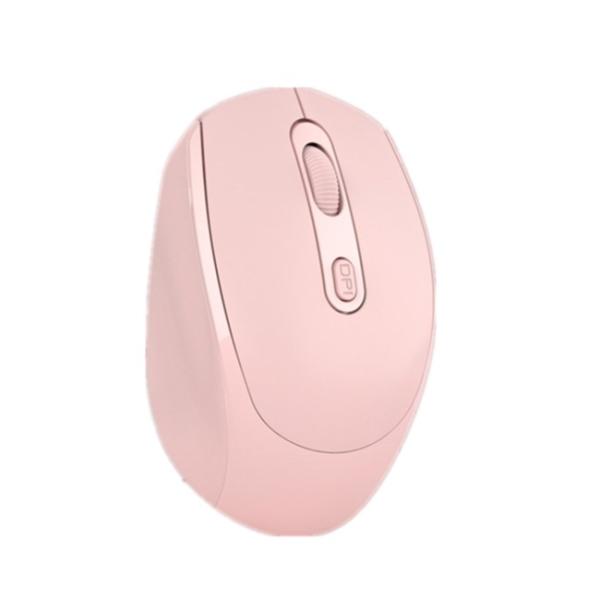 Quality Pink Wireless Mouse Mold Rechargeable Silent Mouse Bluetooth Dual Mode Game Mouse Makaron Multi Color for sale