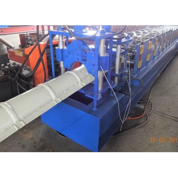 PLC Ridge Cap Forming Machine Cr12 Ridge Metal Roof Tile Making Equipment