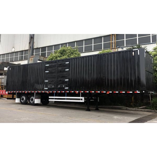 Bulk Cargo Transportation 2 Axle13M Dry Van Semi Trailer