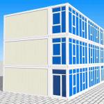 Customized Steel Apartment 20ft 40ft Flat Pack Container Portable Container Home