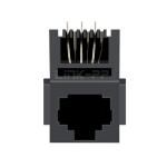 Amphenol 90512-001LF Compatible LINK-PP LPJE616NNL Tab Up Without LED 1X1 Port
