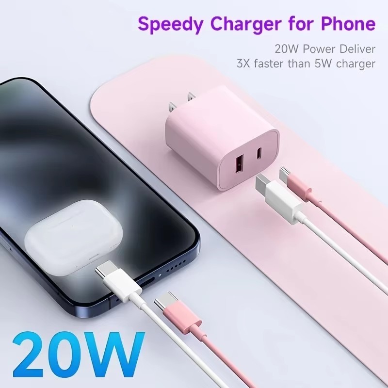 20W GaN PD Charger With Type-C PD Output Port For IPhone16 15 14 13 Pro Max At Affordable