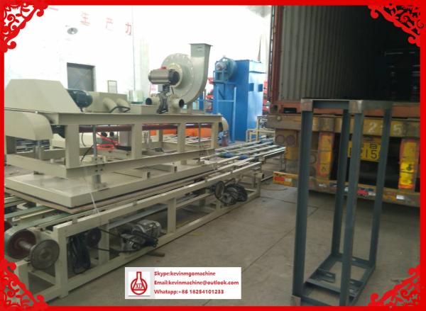 Quality Magnesium Oxide Board Production Line , Automatic Batch Turning Gypsum Board Machine for sale