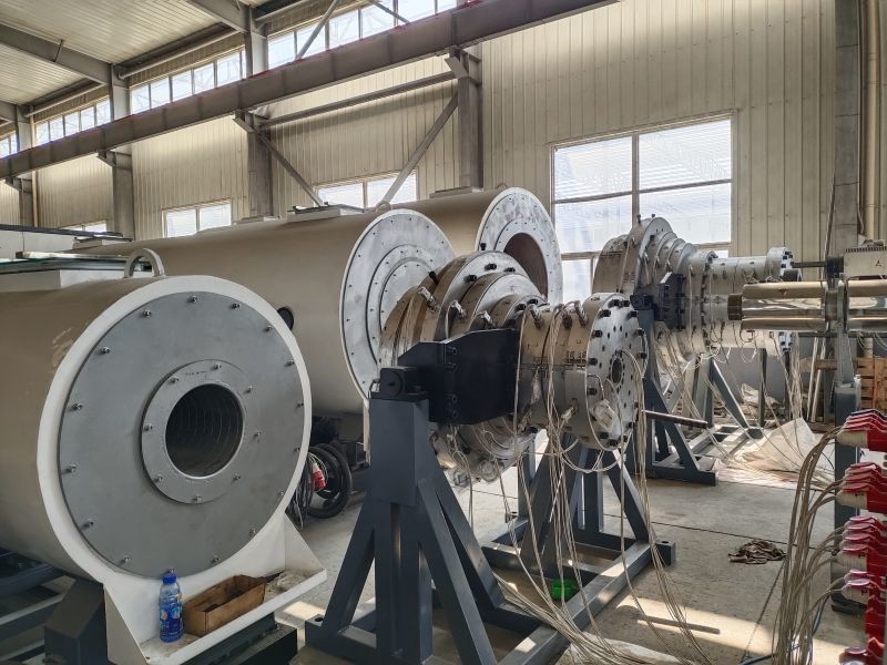 HDPE Plastic Pipe Production Line For Large Corrugated Pipe Making PPR Pipe Production Line