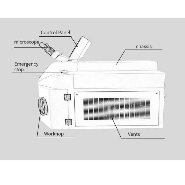 Water Cooled 200w 300w Nd YAG Spot 140j High Energy Gold Silver Copper Optical Glass Frame Jewelry Laser Welding Machine