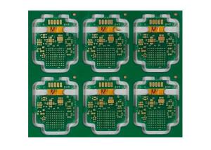 Buy cheap Electronic Device 6 Layer Immersion Gold Rigid Flex Board product
