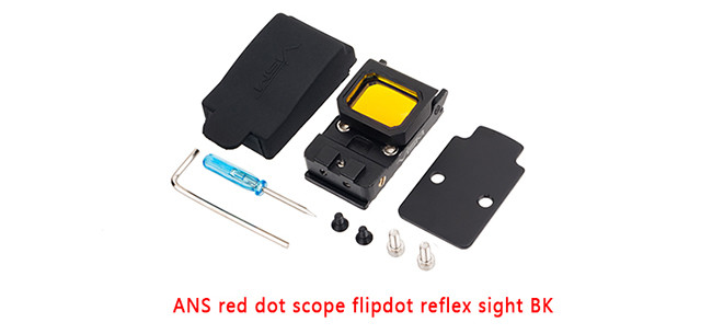 ANS Riflescopes Hunting Scope Optics Red Dot Scope Flipdot Reflex Sight BK