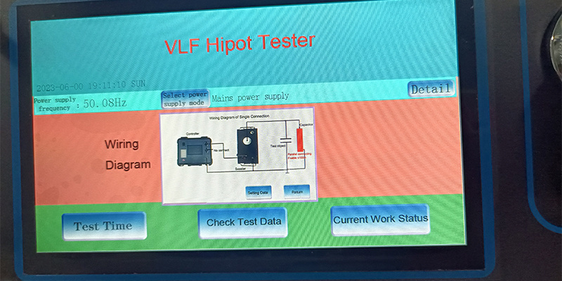 Xzh Manufacturer Vlf Very Low Frequency 50kv AC Cable Withstand Voltage Hipot Tester