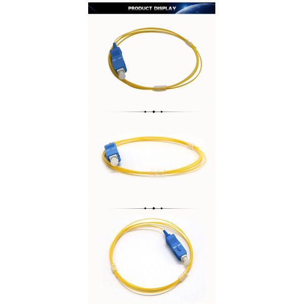 SC UPC Fiber Optic Pigtail Single Mode Low Insertion Loss For CATV Systems