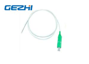 China SC APC Fiber Connector OS1 OS2 9/125um 1.5 Mtrs White LSZH Simplex Optical Cable on sale
