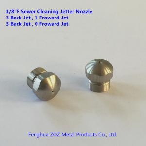 Buy cheap 1/8&quot; Drain sewer jetting cleaning nozzles , sewer pipe cleaning nozzle product