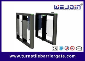 Convenient Indoor / Outdoor Access Control Turnstile Gate with Swinging Arm and Optional DC12V Backup Battery