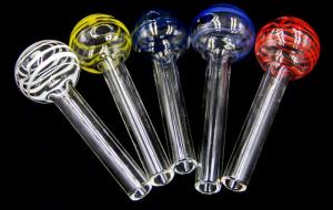 China good quality pyrex glass pipe smoking accessories oil burner for hot sale on sale