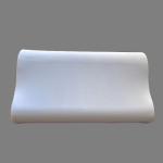 Contoured Memory Foam Pillow for Relief of Muscles and Mental Pressure