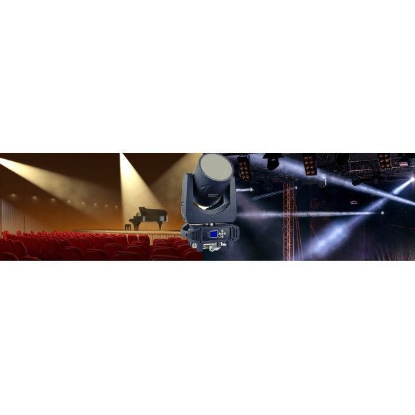400W Moving Head LED Stage Light With COB DMX512 Voice Control For Concert Live Performance Dance Opera Show