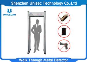 China Exhibition Door Frame Walk Through Metal Detector Sensor With Digital LED Counter on sale