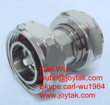 Quality RF coaxial adaptor DIN 7/16 connector male plug to DIN 7/16 connector male plug high quality all brass pim 155dbc for sale