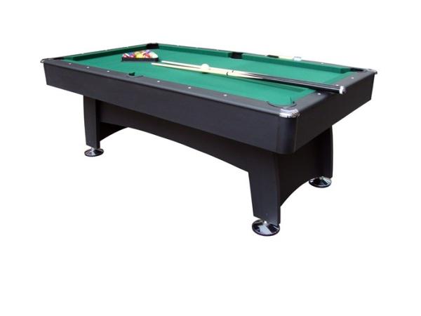 Quality Promotional 7FT Ping Pong Pool Table Metal Chrome Corner With Conversion Top for sale