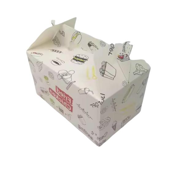 Quality Custom Biodegradable Fried Chicken Boxes with Logo - Wholesale Eco-Friendly Fast Food Packaging for sale