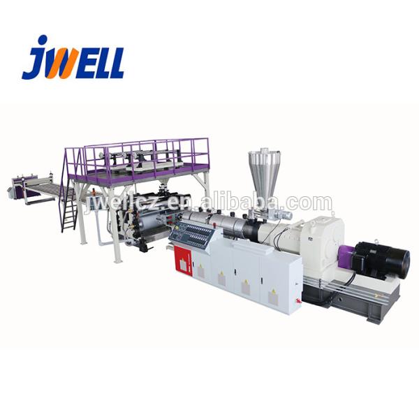 Quality JWELL PVC Leather Extrusion Production Line Machine for sale