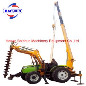 China Professional Hand Post Hole Digger With Wooden Handle In Tangshan Longwei on sale