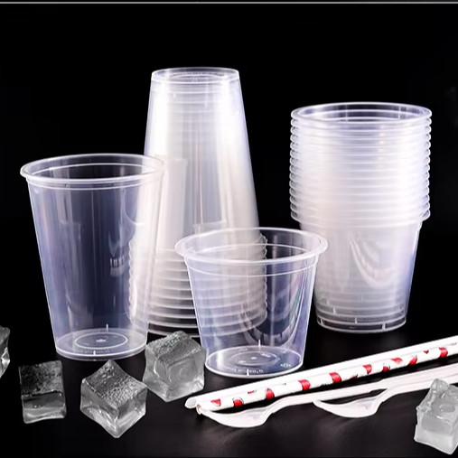 Quality Transparent PP Injection Plastic Drinking Cups  Clear and Durable for sale