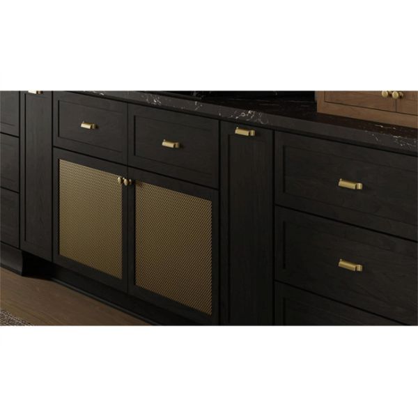 Flat Wire Metal Cabinet Mesh Inserts For Kitchen Furniture