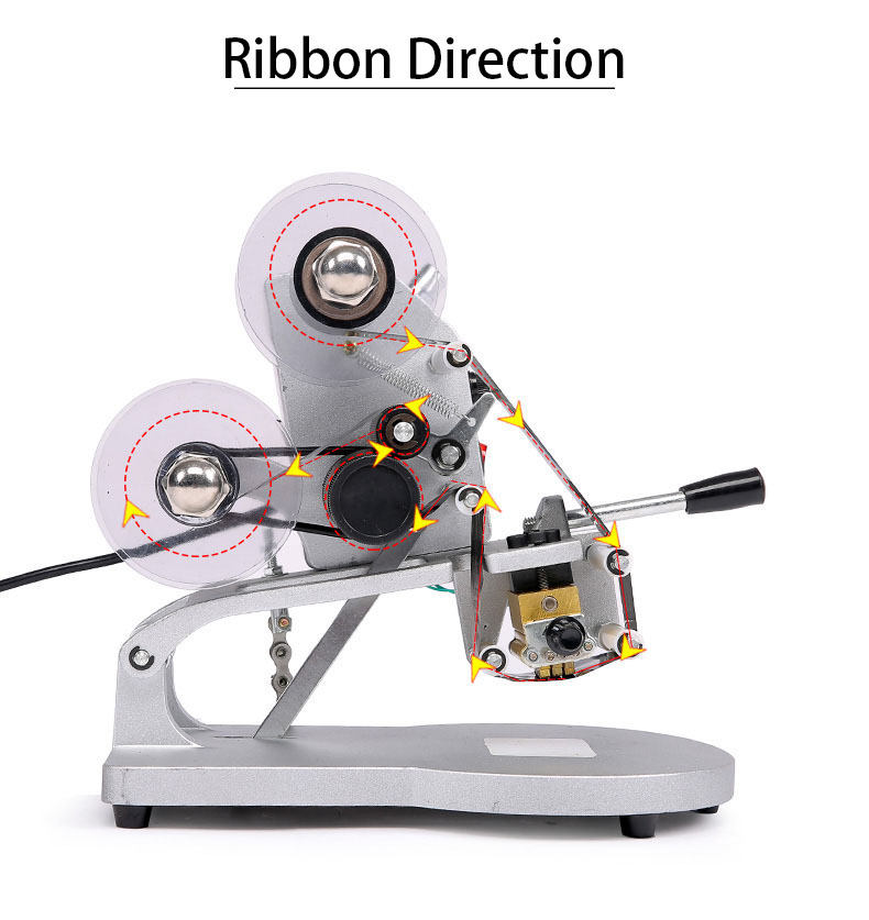 50 Hz Packaging Type Bags DUOQI DY-8 Hand Expiry Date Code Printing Machine Semi Automatic Coding Machine