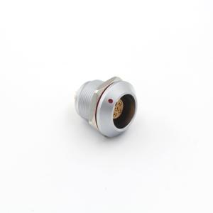 China Circular 6 Pin Push Pull Electrical Connectors Waterproof ZGG Fixed Socket on sale