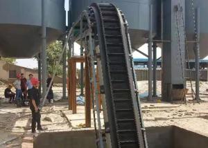 China Large Inclined Angle 70° 90° Cleated Conveyor Belt Industrial Belt Conveyors on sale