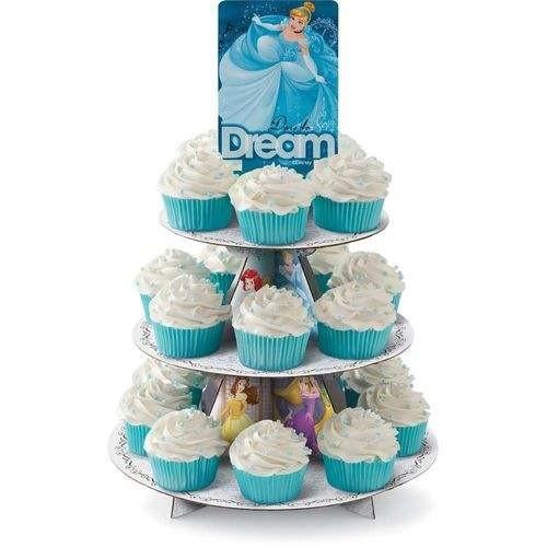 Quality Custom Made Round Cupcake Stand , Lightweight Cardboard Tiered Cake Stand for sale