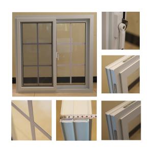 Buy cheap Double Insulating Glass UPVC Sliders Window Energy Saving And Environmental Protection product