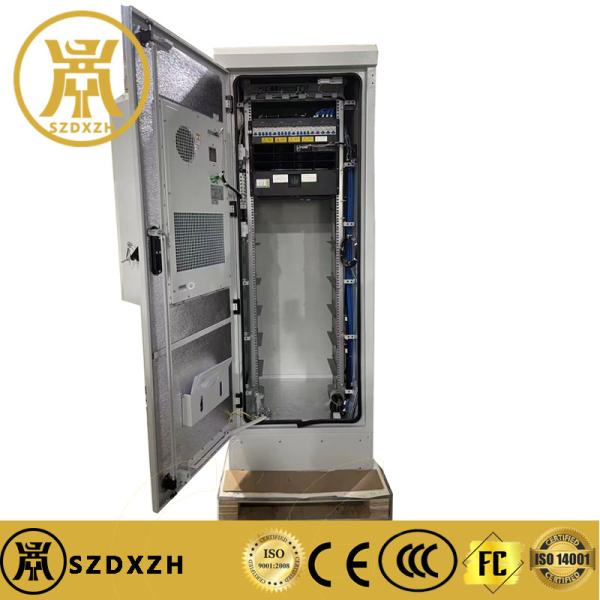 Quality 19 Inch Telecom Weatherproof Outdoor Power Cabinet Electrical Metal Cabinet Rack OEM for sale