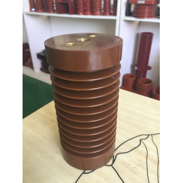 H=175mm 17.5kV Epoxy Resin Medium Voltage Insulators , Support Insulator Water Resistance