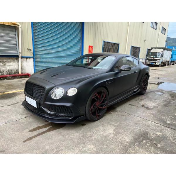 2014 - 2016 Bentley Continental Body Kit Plastic Front And Rear Spoiler Hoods