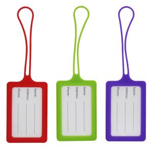 Customized Bright Luggage Tags Lightweight Name Tags for Kids' Suitcases and Bags