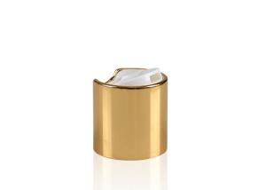 China Aluminum 24mm Cosmetic Bottle Caps High Strength Flip Top Cap on sale